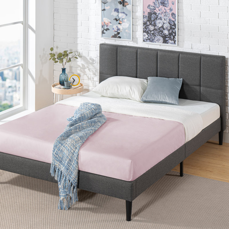 Zipcode Design™ Colby Tufted Upholstered Low Profile Platform Bed